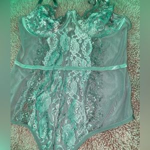Gray Lingerie Body Suit.